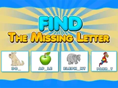 لعبة Find The Missing Letter على الانترنت