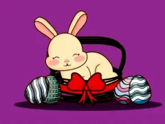 لعبة Happy Easter Puzzle Quest على الانترنت