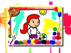 لعبة Football Coloring Book على الانترنت