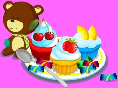لعبة Cooking Colorful Cupcakes على الانترنت