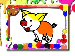 لعبة Pigs Coloring Book على الانترنت