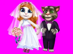 لعبة Talking Tom Angela Exotic Honeymoo على الانترنت