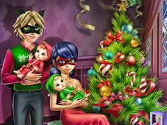 لعبة Dotted Girl Family Christmas على الانترنت