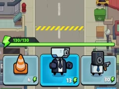 لعبة Toilet fight Police vs zombie على الانترنت