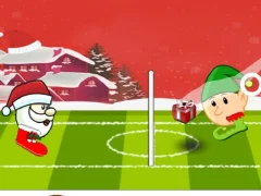 لعبة Santa winter head soccer على الانترنت