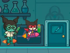 لعبة Kitty Kuro Lab Escape على الانترنت