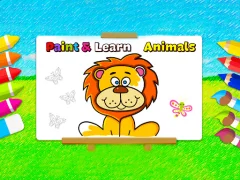 لعبة Paint and Learn Animals على الانترنت