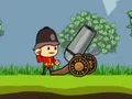 لعبة Cannons and Soldiers mountain offense على الانترنت