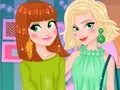 لعبة Frozen Sisters Color of the Year على الانترنت