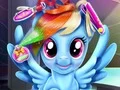 لعبة Rainbow pony real haircuts على الانترنت