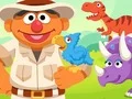لعبة 123 Sesame Street: Ernie's Dinosaur Day Care على الانترنت