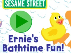 لعبة 123 Sesame Street: Ernie's Bathtime Fun على الانترنت