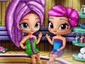 لعبة Glittery Genies Realife Sauna على الانترنت
