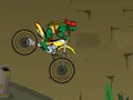 لعبة Ninja Turtle Bike على الانترنت