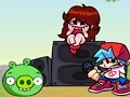 لعبة Friday Night Funkin' vs PIG from Angry Birds على الانترنت