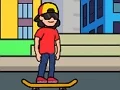 لعبة Skateboard Wheelie على الانترنت