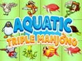 لعبة Aquatic triple mahjong على الانترنت