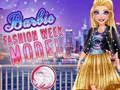 لعبة Barbie Fashion Week Model على الانترنت