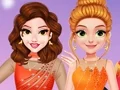 لعبة Princesses Ice Skating Dress Up على الانترنت
