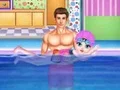 لعبة Baby Taylor Learn Swimming على الانترنت