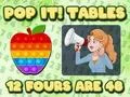 لعبة Pop It  Tables على الانترنت