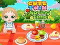 لعبة Cute Twin Spring Time على الانترنت
