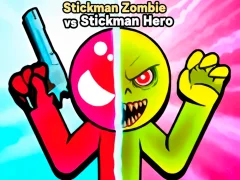 لعبة Stickman Zombie vs Stickman Hero على الانترنت