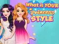 لعبة What Is Your Princess Style على الانترنت
