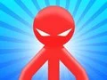 لعبة Red Stickman vs Monster School على الانترنت