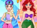 لعبة Summer vs Winter Princesses Battle على الانترنت