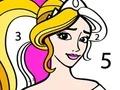 لعبة Princess Coloring By Number على الانترنت