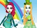 لعبة Green Vs Rainbow Fashion Battle على الانترنت
