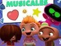 لعبة Mini Beat Power Rockers: Musical Stickers على الانترنت