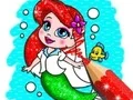 لعبة Coloring Book: Mermaid على الانترنت