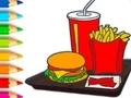 لعبة Coloring Book: Hamburger على الانترنت