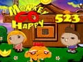 لعبة Monkey Go Happy Stage 523 على الانترنت