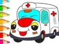 لعبة Coloring Book: Ambulance على الانترنت