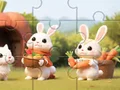 لعبة Jigsaw Puzzle: Rabbits With Carrots على الانترنت