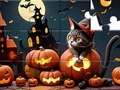 لعبة Jigsaw Puzzle: Halloween Cat على الانترنت