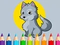 لعبة Coloring Book: Wolf على الانترنت