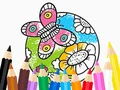 لعبة Coloring Book: Butterfly With Flowe على الانترنت