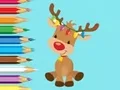 لعبة Coloring Book: Cute Christmas Reindeer على الانترنت