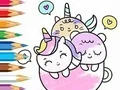 لعبة Coloring Book: A Cup Of Unicorn على الانترنت