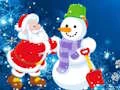 لعبة Santa Claus and Snowman Jigsaw على الانترنت