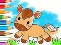 لعبة Coloring Book: Running Horse على الانترنت