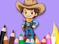 لعبة Coloring Book: Cowboy على الانترنت