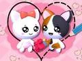 لعبة  Love Cat Draw Puzzle على الانترنت