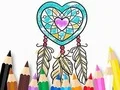 لعبة Coloring Book: Heart Dreamcatcher على الانترنت