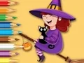 لعبة Coloring Book: Trainee Witch على الانترنت