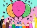 لعبة Coloring Book: Celebrate-Balloons على الانترنت